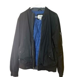 Old Navy Black Jacket with Blue Lining
